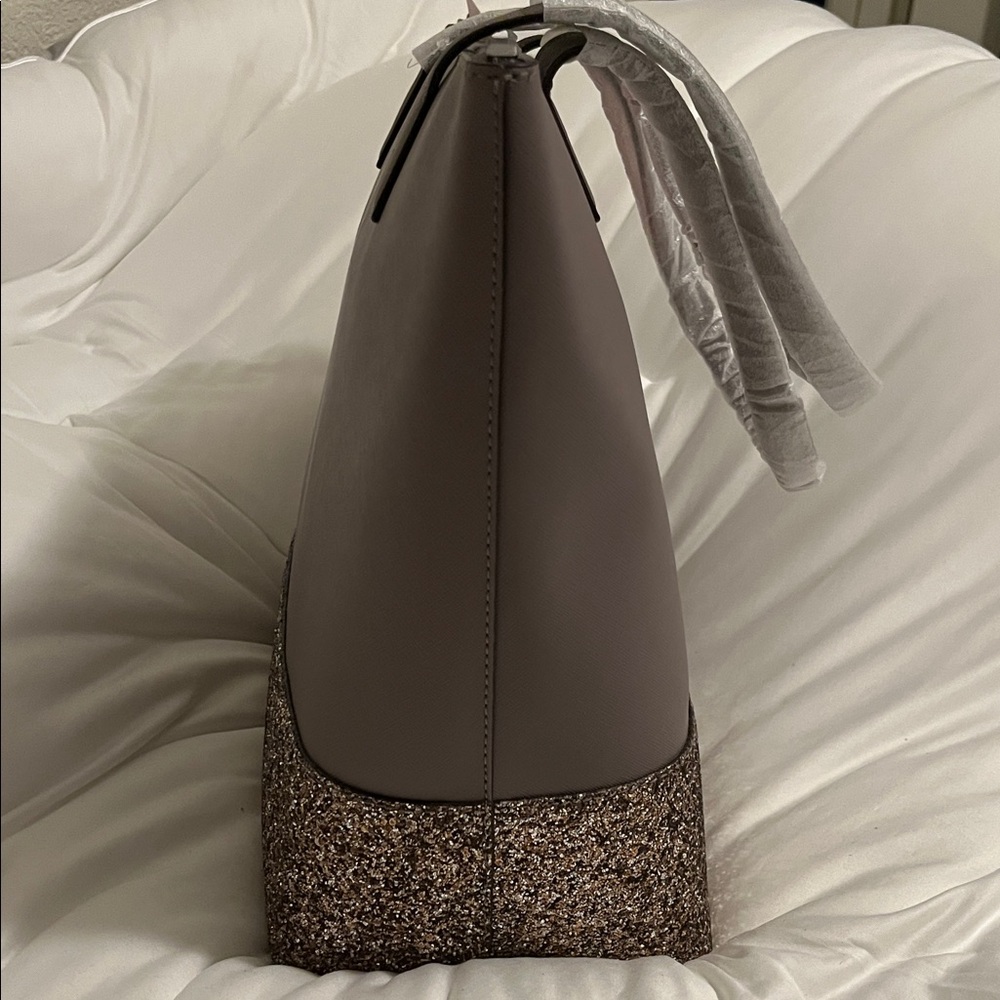Kate Spade New York Greta Court Penny Glitter Tote Bag - Picture 4 of 8